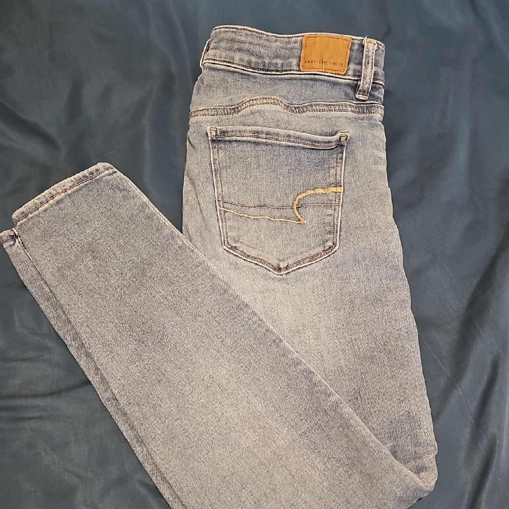 American Eagle Outfitters Blue Skinny Jeans - Picture 4 of 4
